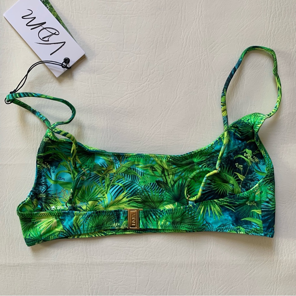 VDM Sienna Bikini Top Green Tropical S - Picture 4 of 10